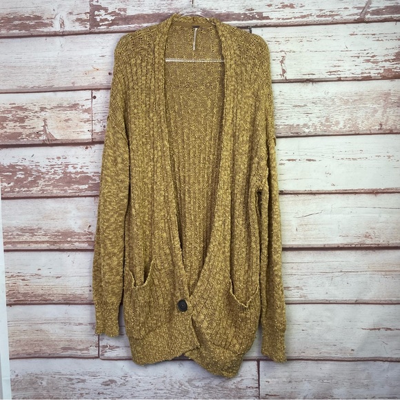 Free People Sunset Drive Chunky Knit Cardigan - Picture 2 of 14